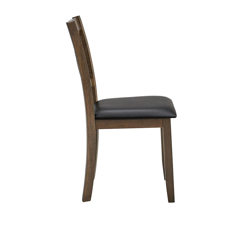 [D320-5PC-Set] Verona - 5PC Dining Set (Brown), Wood, Brown Box: 1 of 1 Each - D320-5PC-Set