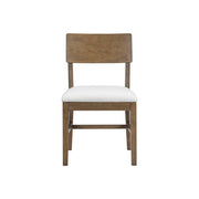 [D323-C] Ellison - Dining Chair, Solid Rubber Wood, Plywood, Fabric , Brown Box: 1 of 1 Box of 2 - D323-C
