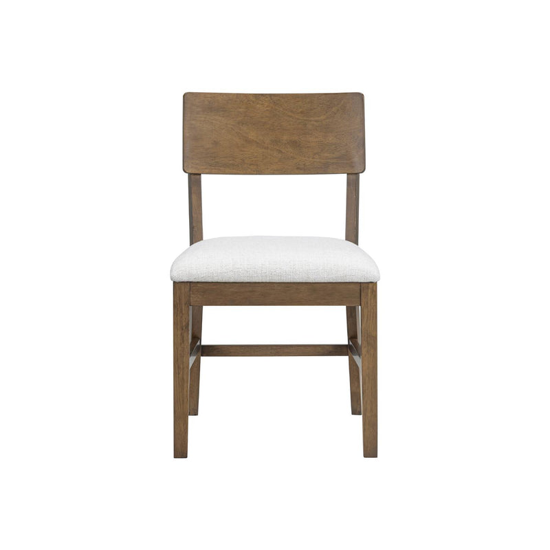 [D323-C] Ellison - Dining Chair, Solid Rubber Wood, Plywood, Fabric , Brown Box: 1 of 1 Box of 2 - D323-C