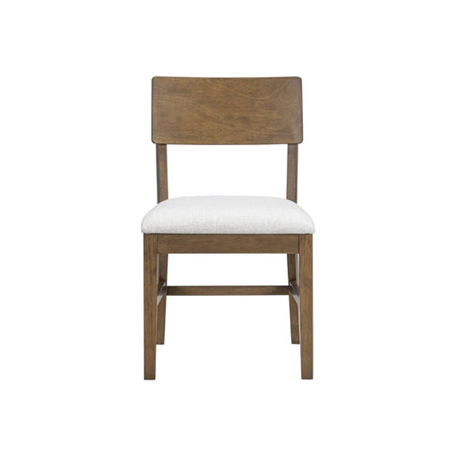 [D323-C] Ellison - Dining Chair, Solid Rubber Wood, Plywood, Fabric , Brown Box: 1 of 1 Box of 2 - D323-C