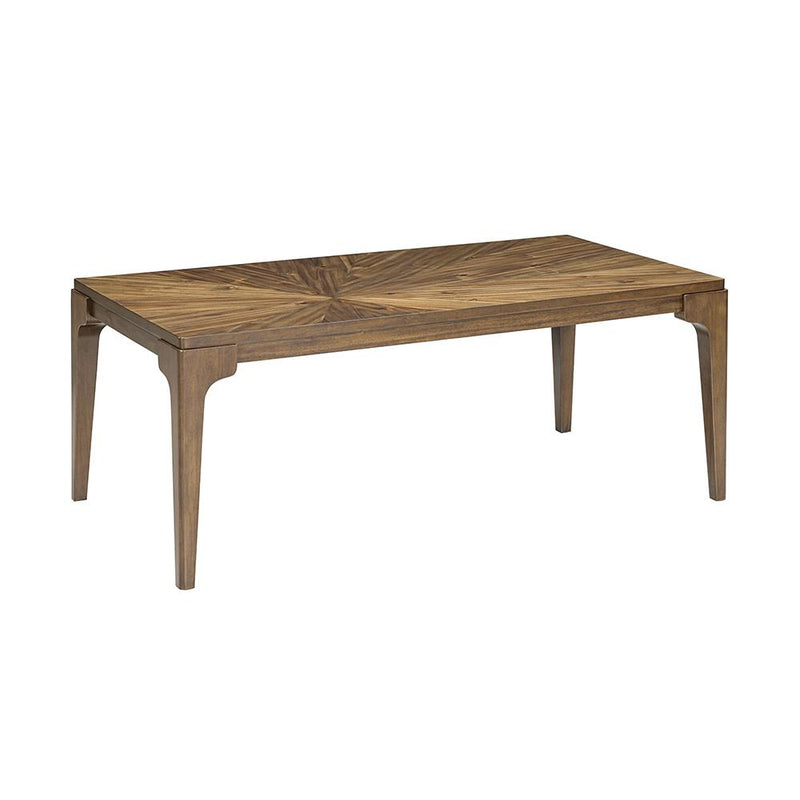 [D324-Table] Langford - Dining Table, Solid Rubber Wood, MDF, Acaica Veneer, Brown Box: 1 of 1 Each - D324-Table