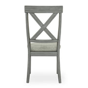 [D328-C] Miral - Dining Chair, Rubber Wood, Fabric, Gray Box: 1 of 1 Box of 2 - D328-C