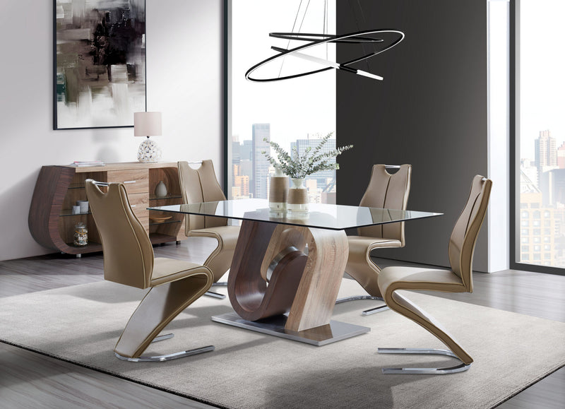 D4126n Dining Table And 6 Dining Chairs - D4126NDT-2+D4126NDC 7 PC
