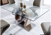 D4126n Dining Table And 8 Dining Chairs - D4126NDT+D4126NDC-2 9 PC