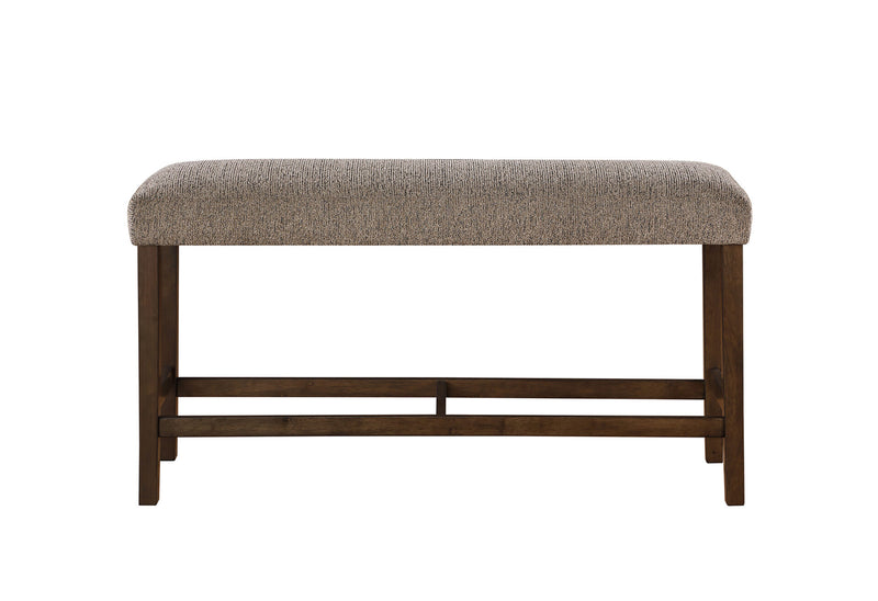 D4355 Brown Bar Table Bench - D4355BT-BN-BRWN