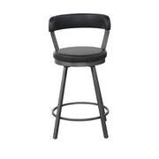 [D522-B] Cordoba - Barstool (Black, PU), PU, Metal, Black Box: 1 of 1 Box of 2 - D522-B