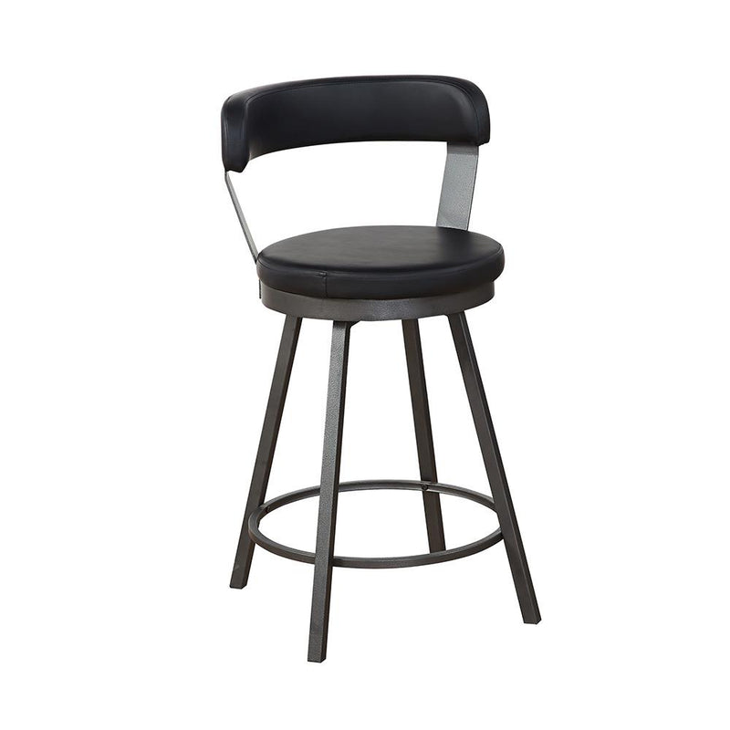 [D522-B] Cordoba - Barstool (Black, PU), PU, Metal, Black Box: 1 of 1 Box of 2 - D522-B