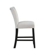 [D528-C] Ayla - Chair (Gray, Velvet), VELVET / SOLID RUBBER WOOD, GRAY Box: 1 of 1 Box of 2 - D528-C