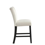 [D529-C] Ayla - Chair (Cream, Velvet), VELVET / SOLID RUBBER WOOD, CREAM Box: 1 of 1 Box of 2 - D529-C
