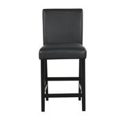 [D536-5PC-Set] Ariana - 5PC Pub Table Set (White & Black), SOLID RUBBER WOOD/ MDF, WHITE / BLACK Box: 1 of 1 Each - D536-5PC-Set