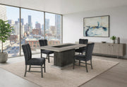 D8030 Dining Table, 4 D8030 Dining Chairs And Bench - D8030DT+4 D8030DC+D8030DT-BN