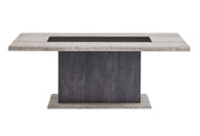 D8030 Dining Table With Storage Drawers And Storage Door - D8030DT
