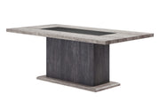 D8030 Dining Table With Storage Drawers And Storage Door - D8030DT