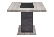D8030 Dining Table With Storage Drawers And Storage Door - D8030DT