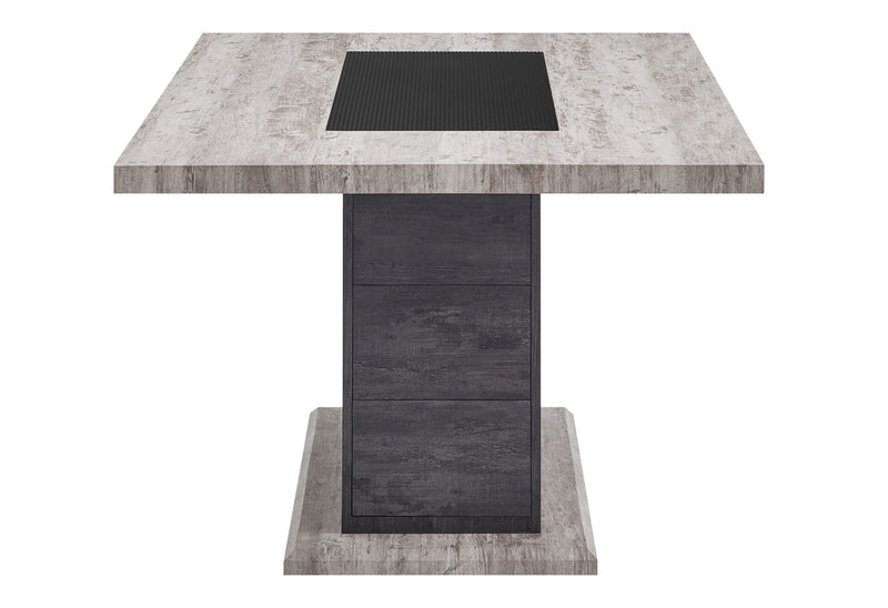 D8030 Dining Table With Storage Drawers And Storage Door - D8030DT