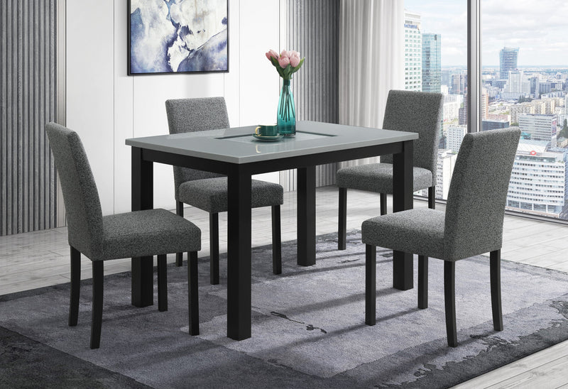 D8112 Dining Table With 4 D8112 Dining Chairs - D8112DT+4 D8112DC