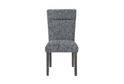 D86 Grey Dining Chair With Brown Legs - D86DC-GREY