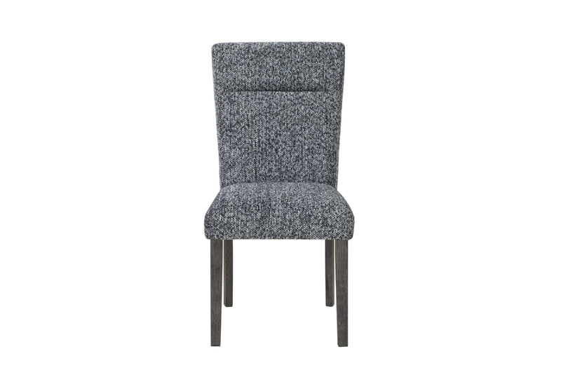 D86 Grey Dining Chair With Brown Legs - D86DC-GREY