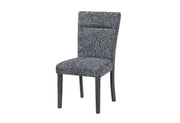 D86 Grey Dining Chair With Brown Legs - D86DC-GREY