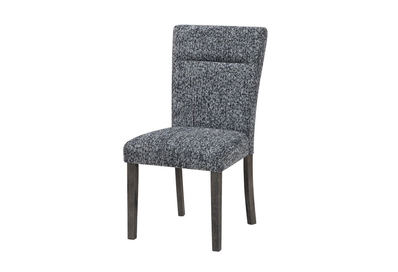 D86 Grey Dining Chair With Brown Legs - D86DC-GREY