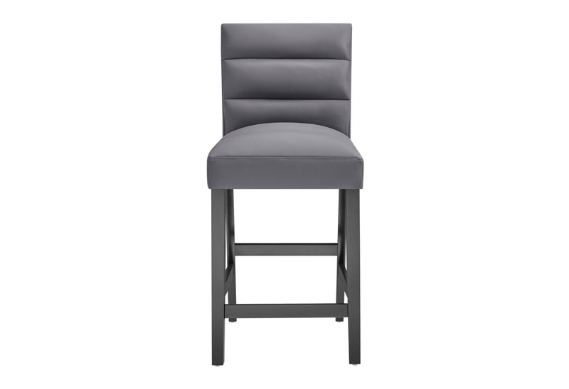 D895 Bar Table With 4 D895 Bar Stools - D895BT+D895BS-GREY