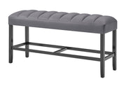 D895 Bar Table With 4 D895 Bar Stools With D895 Bench - D895BT+D895BS-GREY+D895BT-BN-GREY