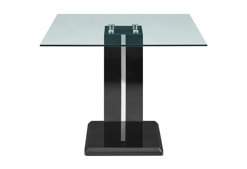 D895 Dining Table With 4 D895 Dining Chairs And 1 D895 Bench - D895DT+D895DC-GREY+D895DT-BN-GREY