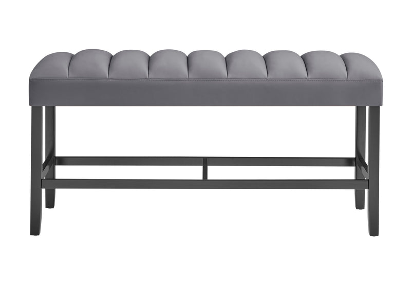 D895 Grey Bar Bench - D895BT-BN-GREY