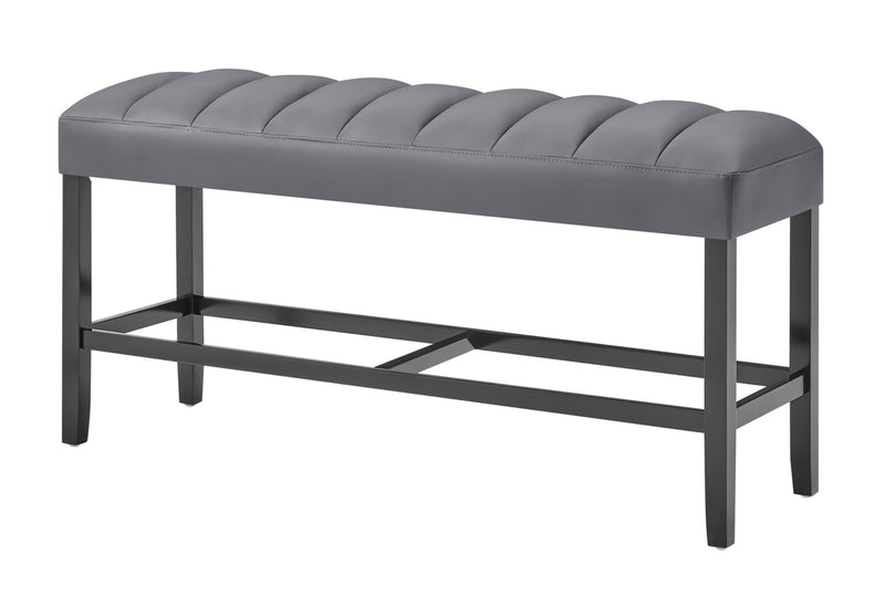 D895 Grey Bar Bench - D895BT-BN-GREY