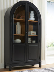 Dagandale Black/Natural Accent Cabinet - A4000599