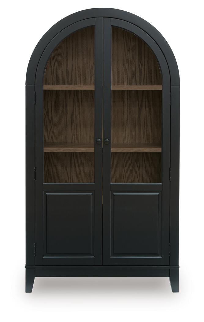 Dagandale Black/Natural Accent Cabinet - A4000599