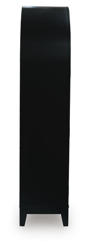 Dagandale Black/Natural Accent Cabinet - A4000599