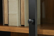 Dagandale Black/Natural Accent Cabinet - A4000599