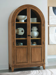 Dagandale Natural/Black Accent Cabinet - A4000705