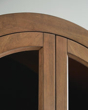 Dagandale Natural/Black Accent Cabinet - A4000705
