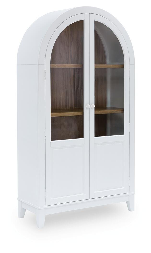 Dagandale White/Natural Accent Cabinet - A4000598