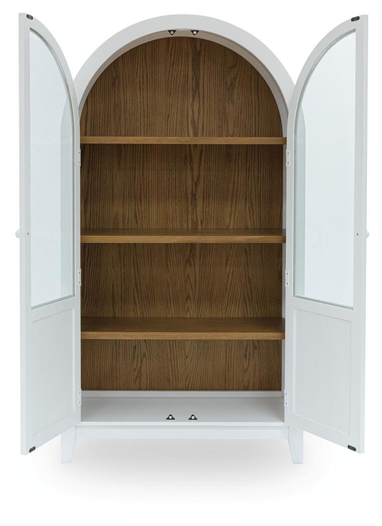 Dagandale White/Natural Accent Cabinet - A4000598