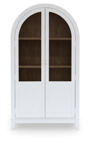 Dagandale White/Natural Accent Cabinet - A4000598