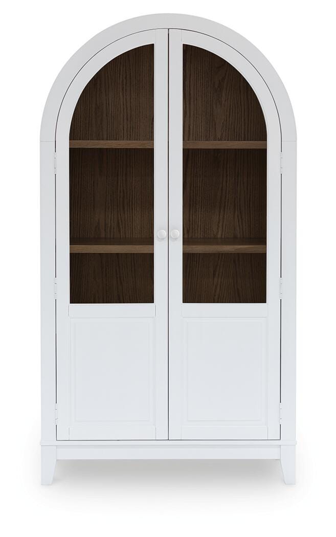 Dagandale White/Natural Accent Cabinet - A4000598