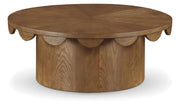 Dahlia Oak Veneer Coffee Table in Brown - 99094Brown-CT