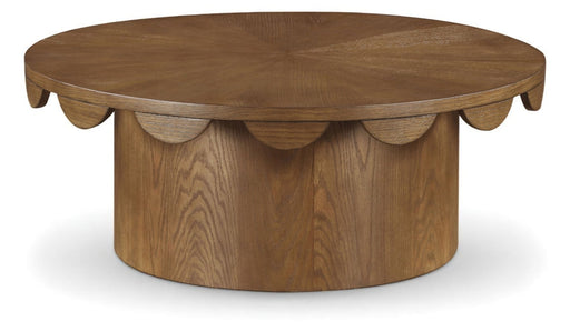 Dahlia Oak Veneer Coffee Table in Brown - 99094Brown-CT