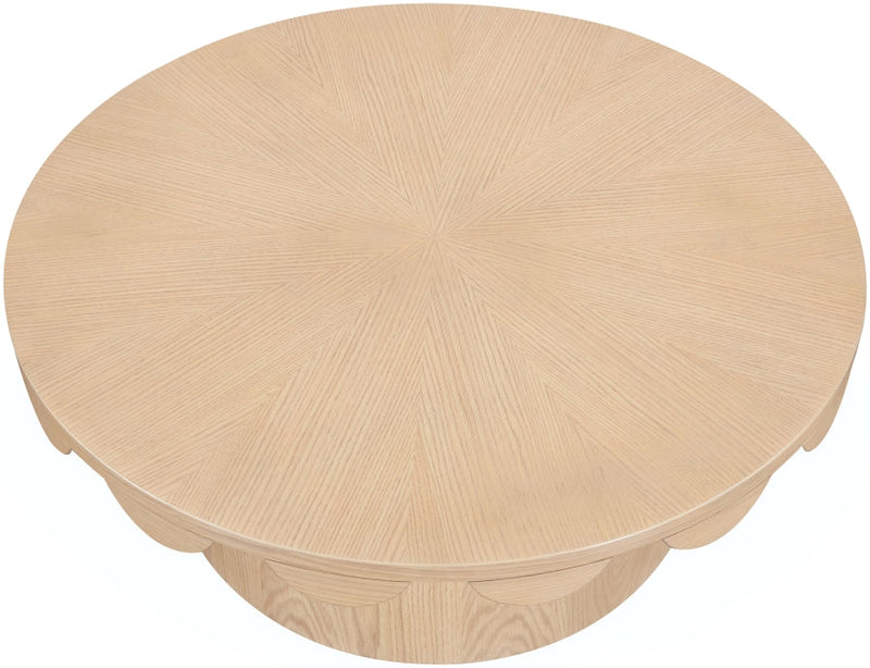 Dahlia Oak Veneer Coffee Table in Natural - 99094Natural-CT