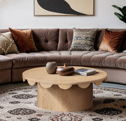 Dahlia Oak Veneer Coffee Table in Natural - 99094Natural-CT
