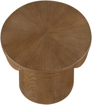 Dahlia Oak Veneer End Table in Brown - 99094Brown-ET