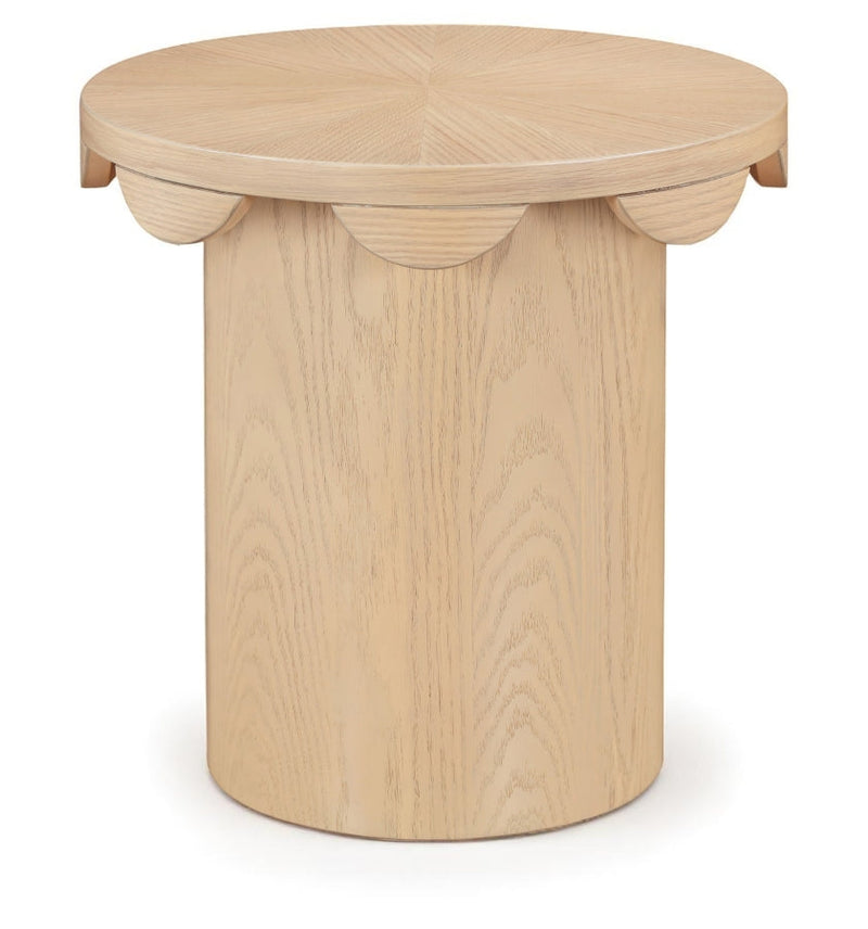 Dahlia Oak Veneer End Table in Natural - 99094Natural-ET