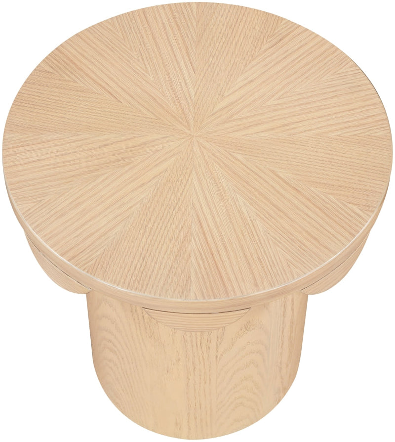 Dahlia Oak Veneer End Table in Natural - 99094Natural-ET
