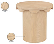Dahlia Oak Veneer End Table in Natural - 99094Natural-ET