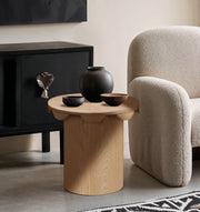 Dahlia Oak Veneer End Table in Natural - 99094Natural-ET