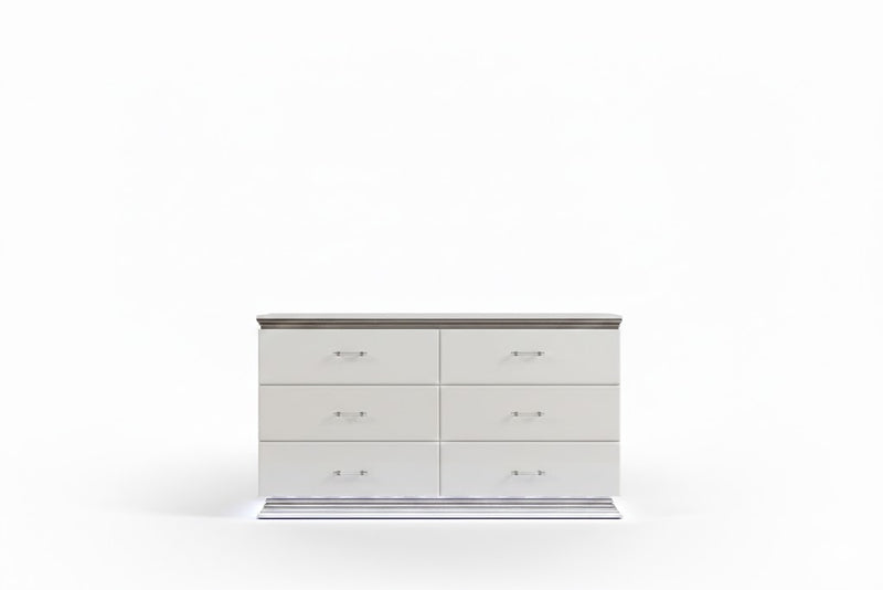 Dalal White Dresser - DALAL-WH-DR