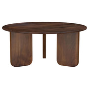 Dale Round Solid Mango Wood Coffee Table Brown - 721998